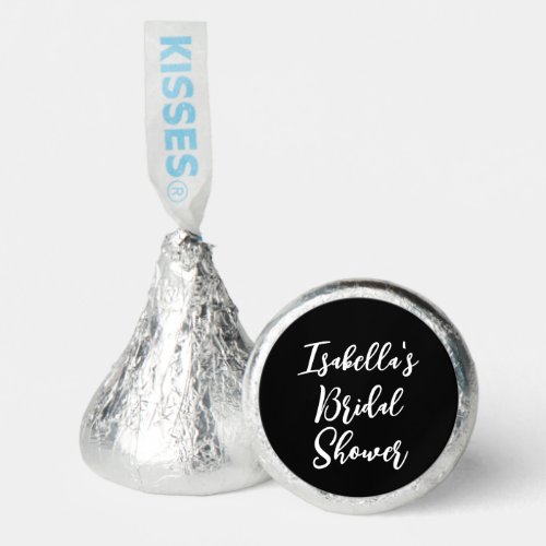 Elegant Bridal Shower black Hersheys Kisses