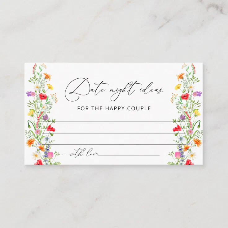 Bridal Shower Date Night Ideas