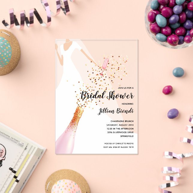 bridal shower dress invitations Lingerie Bridal Shower Invitation – wacky-kracker main image 0