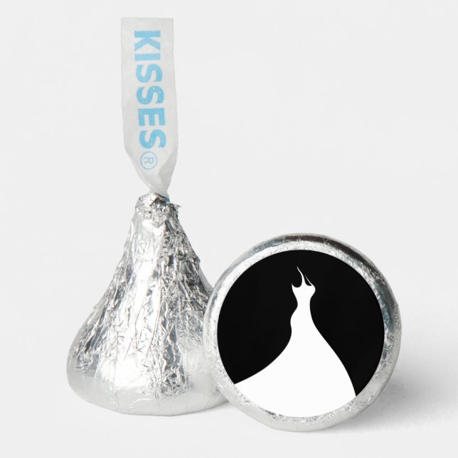 Elegant Bridal Shower Dress black Hershey®'s Kisses® (Front)