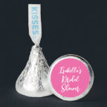 Elegant Bridal Shower fuchsia Hershey®'s Kisses®<br><div class="desc">Fancy personalized script celebrating a bridal shower on a fuchsia pink background accents these Hershey's Kisses. This is part of the Elegant Bridal Shower Collection in fuchsia. If additional coordinating items are needed just contact us at prettyfancyinvites@gmail.com with your request.</div>
