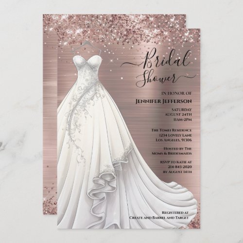 Elegant Bridal Shower Invitation