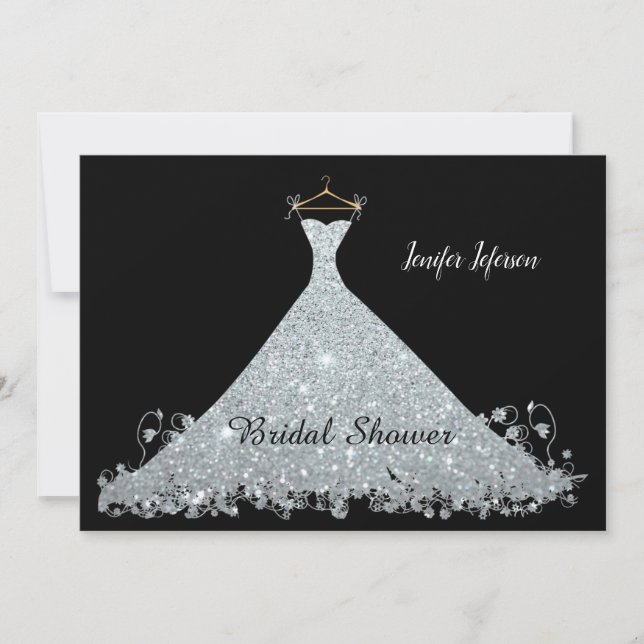 Elegant Bridal Shower Invitation (Front)