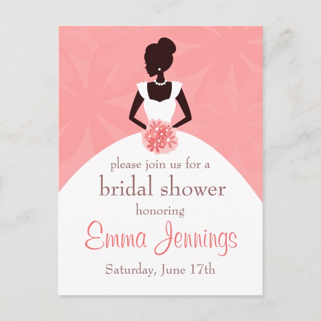 Elegant Bridal Shower Invitation (Front)