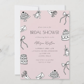 Elegant Bridal Shower Invitation