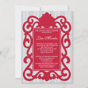 Elegant Bridal Shower Invitation