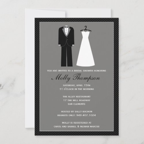 Elegant Bridal Shower Invitation