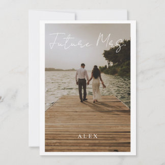 Elegant Bridal Shower Invitation With Foto Frame
