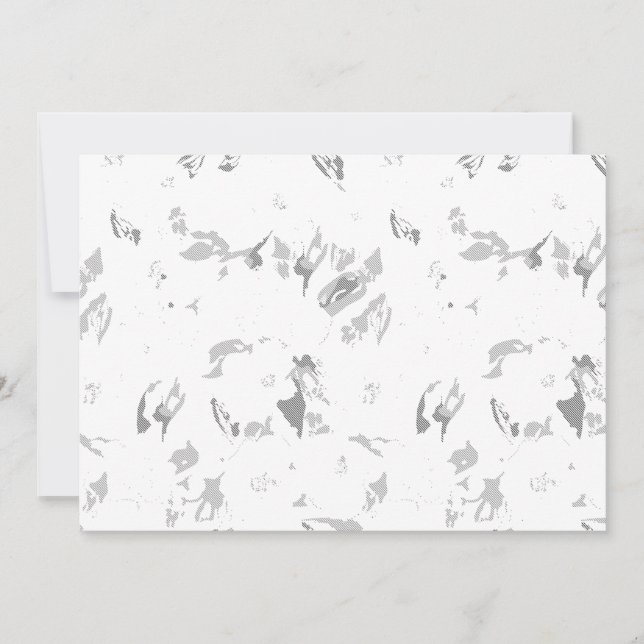 Elegant Bridal Shower Invitations Template (Front)