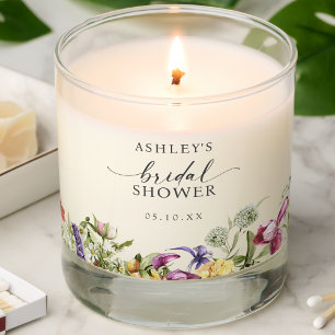 Elegant Bridal Shower Scented Candle
