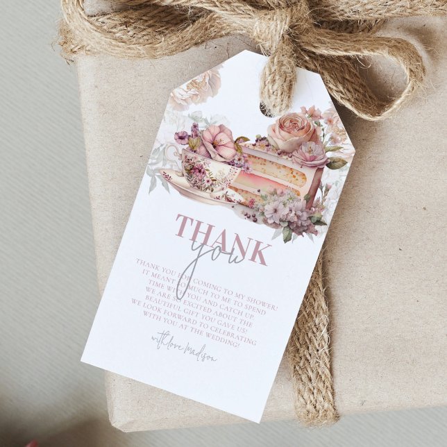 Elegant Bridal Tea Party Gift Tags (Creator Uploaded)