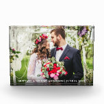 Elegant Bride and Groom Wedding Photo Block<br><div class="desc">Elegant Bride and Groom Wedding Photo Block</div>