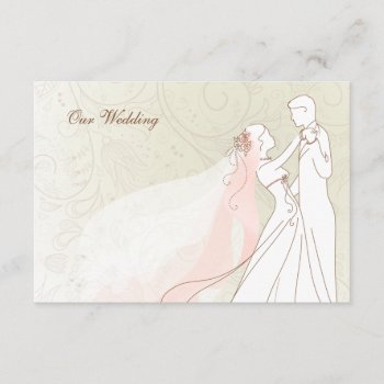 Elegant Bride And Groom Wedding Rsvp Cards by weddingsNthings at Zazzle