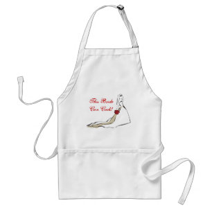 Elegant Bride Apron
