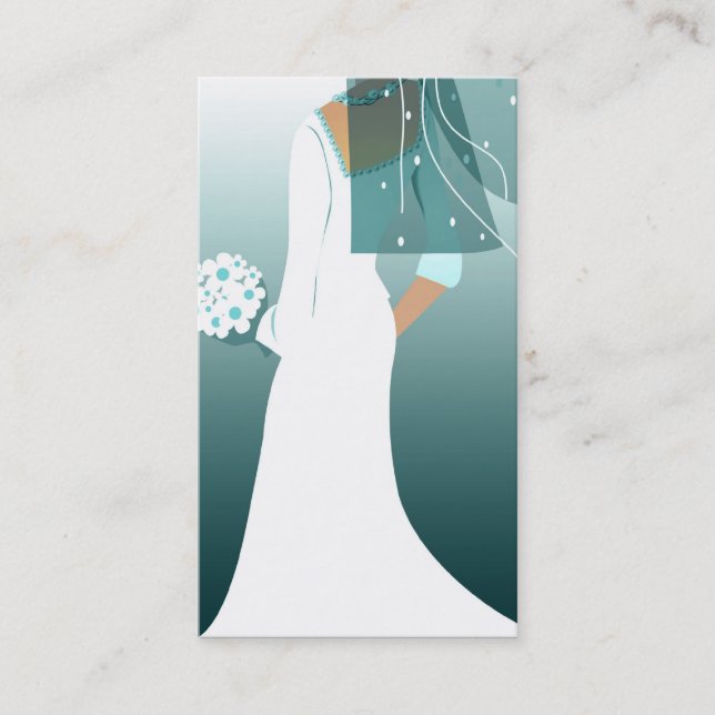 elegant bride business card (Front)