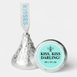 Elegant Bride & Co. Bridal Shower Teal Hershey®'s Kisses®