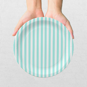 Elegant Bride & Co. Bridal Shower Teal Paper Plates