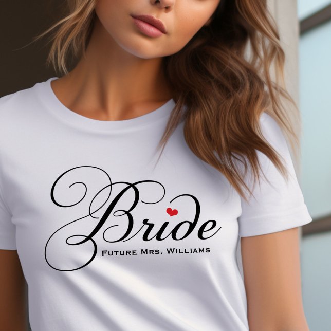 Elegant Bride Future Mrs White Womens Tri-Blend Shirt (Creator Uploaded)