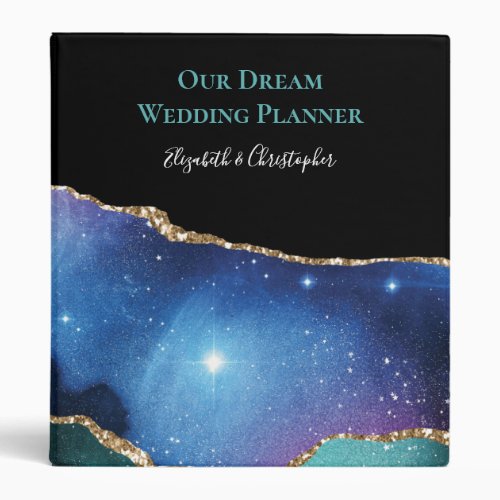 Elegant Bride Groom Dream Wedding 3 Ring Binder