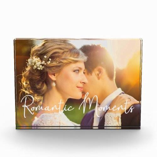 Elegant Bride Groom Romantic Moments Photo Block