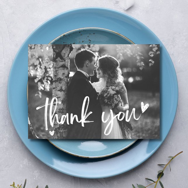 Elegant Bride Groom Wedding Thank You  (Elegant Bride Groom Wedding Thank You Card)