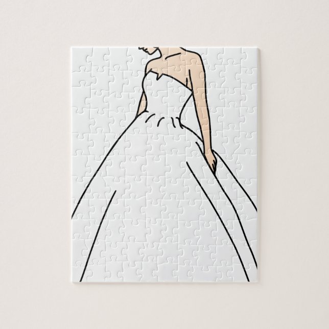 Elegant Bride Jigsaw Puzzle (Vertical)