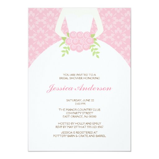 Elegant Bride {pink} Card | Zazzle