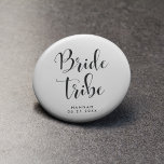 Elegant Bride tribe Button<br><div class="desc">Get some cool personizable bachelorette paty gifts while waiting for the big day.</div>