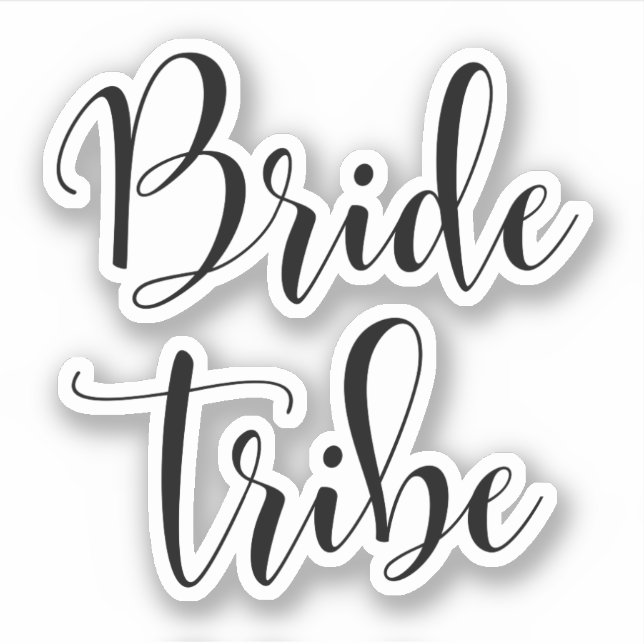 Elegant Bride tribe Sticker (Front)