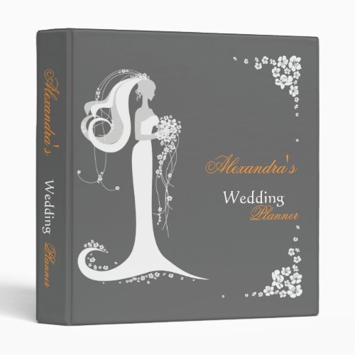 Elegant Bride Wedding Planner Album Binder