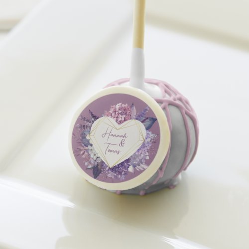 Elegant Bride Weddings purple Cake Pops