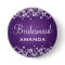 Elegant Bridesmaid Winter Sparkle Purple