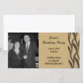 elegant brown branches Birthday (Front/Back)