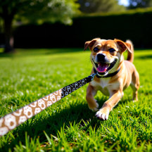 Elegant Brown Dog Paw Print