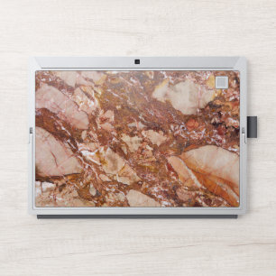 Elegant brown marble Notebook G7 HP Laptop Skin