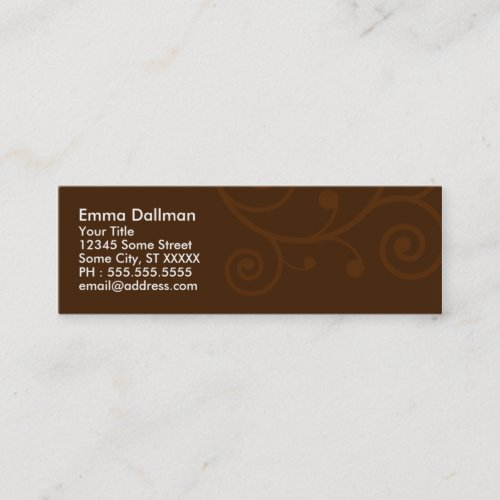 Elegant Skinny Businesscard Business Cards