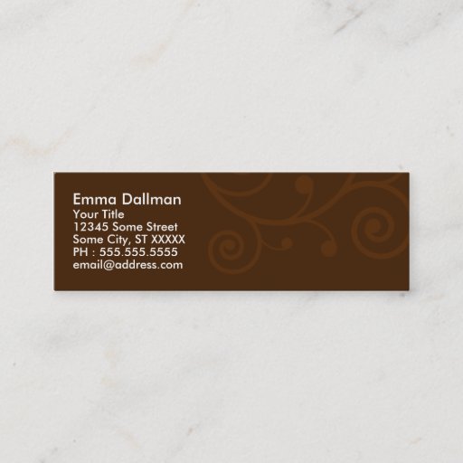 Customizable Elegant Skinny Businesscard Business Cards