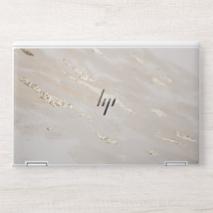 Elegant brown Ombre Marble HP Laptop Skin