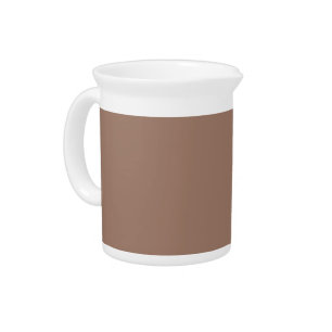 Elegant Brown Porcelain Pitcher for Any Event