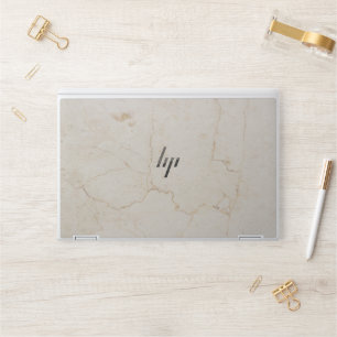 Elegant Brown Texture Marble HP Laptop Skin