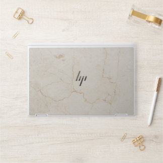 Elegant Brown Texture Marble HP Laptop Skin