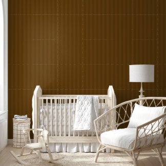Elegant Brown vertical stripes thick Wallpaper