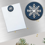 Elegant Brushed Silver Snowflake Magnet<br><div class="desc">Elevate your holiday decor with this Elegant Brushed Silver Snowflake Magnet. This round magnet showcases a stunning brushed silver snowflake, artfully centered to command attention and add a touch of sophistication to any magnetic surface. The intricate design and shine make it a captivating focal point, perfect for enhancing your festive...</div>