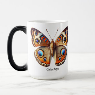 Elegant Buckeye Butterfly Wrap Color Morph Mug