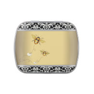 Elegant Bumble Bee Baby Shower Candy Jelly Belly Candy Tin