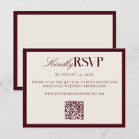 Elegant Burgundy Old Money Wedding