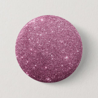 Elegant burgundy pink abstract girly glitter button