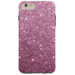 Elegant Burgundy Pink Abstract Girly Glitter Tough Iphone 6 Plus Case at Zazzle