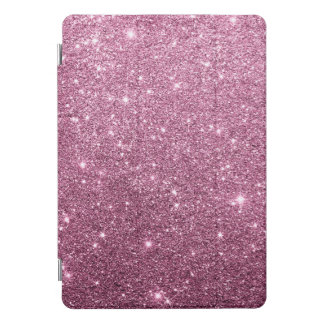 Elegant burgundy pink abstract girly glitter iPad pro cover