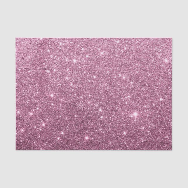 Elegant burgundy pink abstract girly glitter tissue paper (Front)